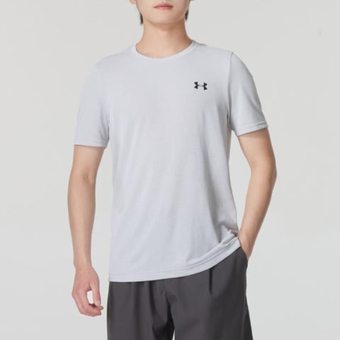 언더아머 UA Vanish Seamless SS 블랙 남성 티