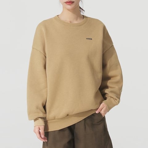 언더아머 UA Icon HWT Flc OS Crew 여성 맨투맨