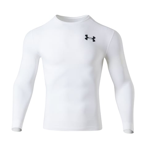 언더아머 UA HG OG Compression LS 화이트 남성