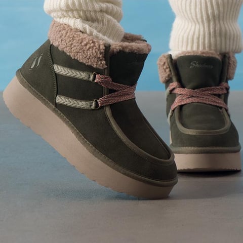 스케쳐스 KEEP COZY 여성 기모 캐주얼 부츠