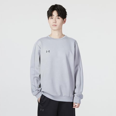 언더아머 남성 맨투맨 그레이