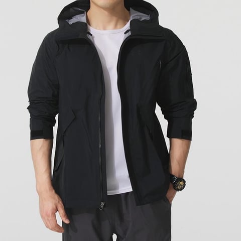 언더아머 남성 재킷 APAC City Hooded 블랙