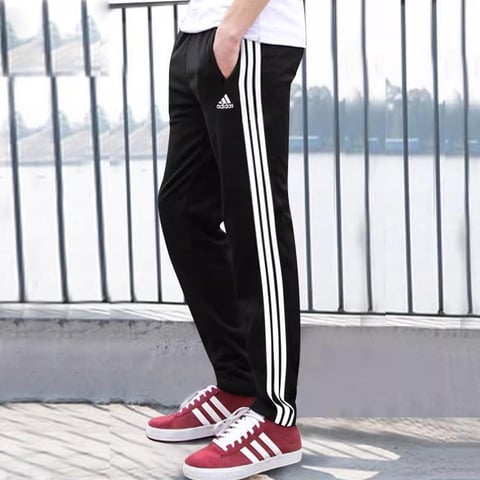 아디다스 ESS 3S PNT FT 블랙 남성 팬츠