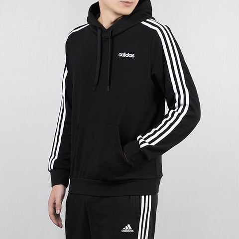 아디다스 3S PO FT 화이트 남성 맨투맨