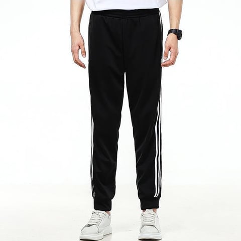 아디다스 3 STRIPE TRACK 블랙 남성 팬츠