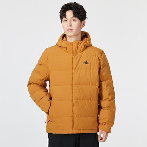 아디다스 HELIONIC HO JKT 브라운 남성 패딩