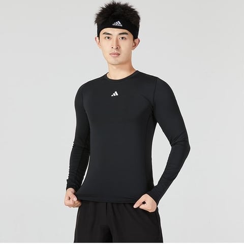 아디다스 TF LS 블랙 남성 레깅스