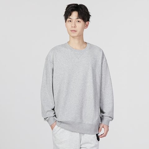 아디다스 ALL SZN SWT 그레이 남성 맨투맨