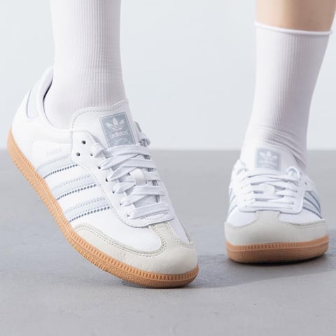 아디다스 삼바 OG 화이트 여성 스니커즈