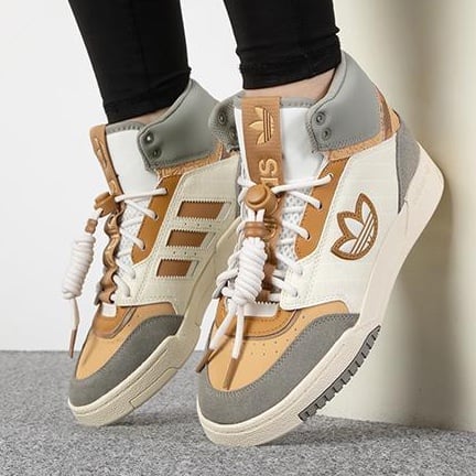 아디다스 DROP STEP XL 베이지 브라운 그레
