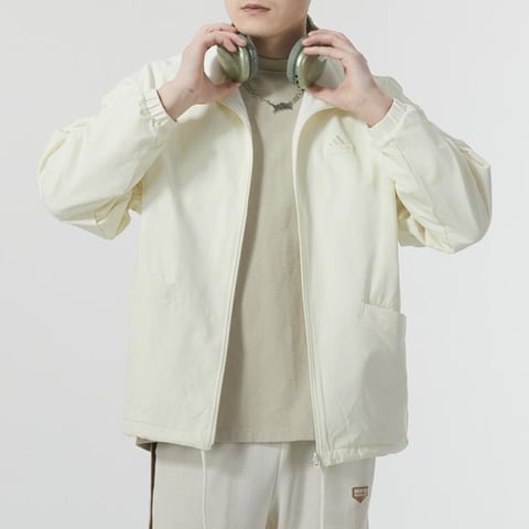 아디다스 ST FL REVRS JKT 미색 남성 재킷