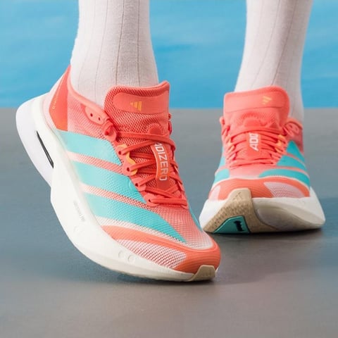 아디다스 ADIZERO BOSTON 13 핑크 블루 여성