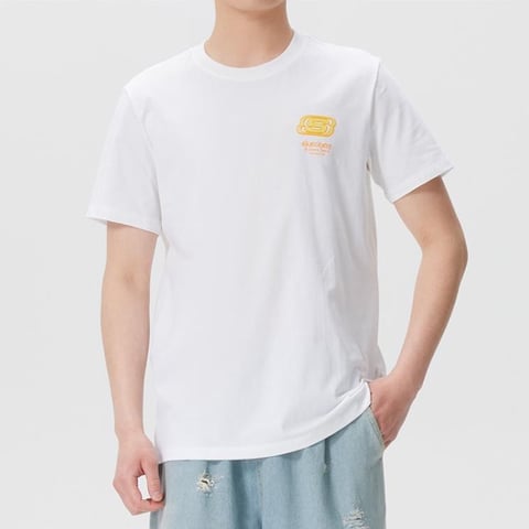 스케쳐스 화이트 티셔츠