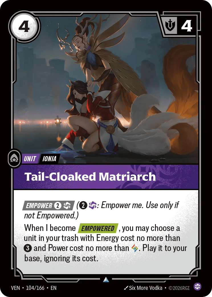 Tail-Cloaked Matriarch