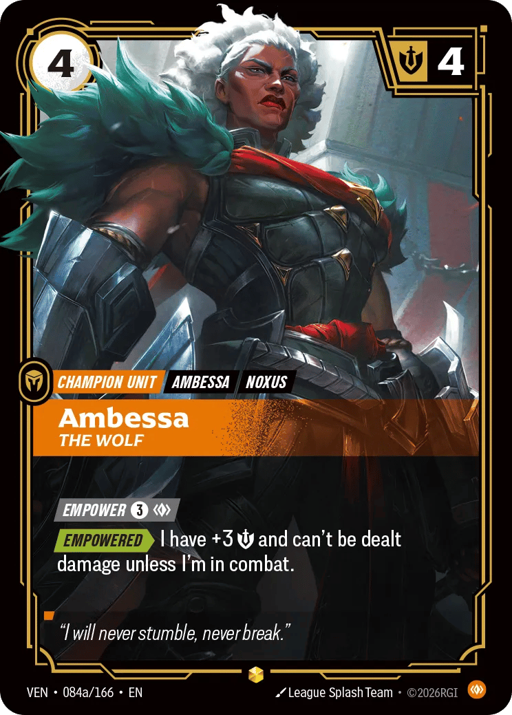 Ambessa, the Wolf