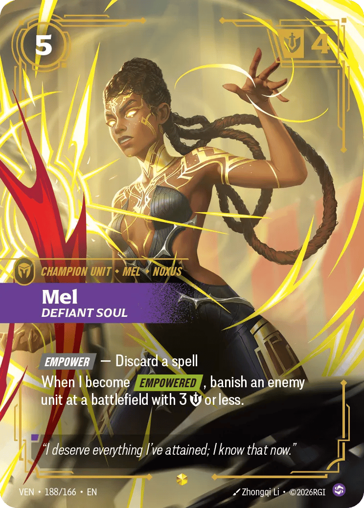 Mel, Defiant Soul