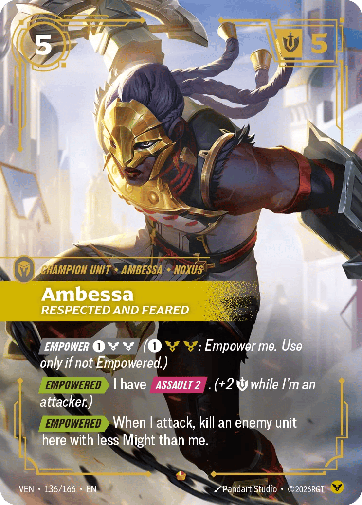 Ambessa, Respected and Feared