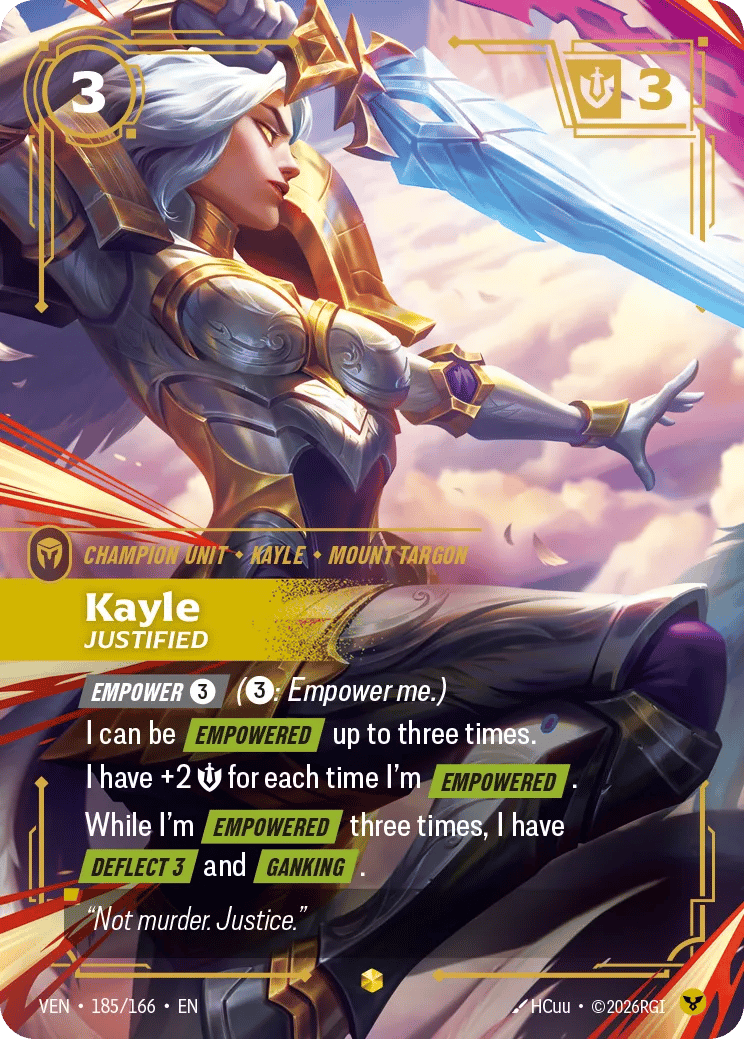 Kayle, Justified