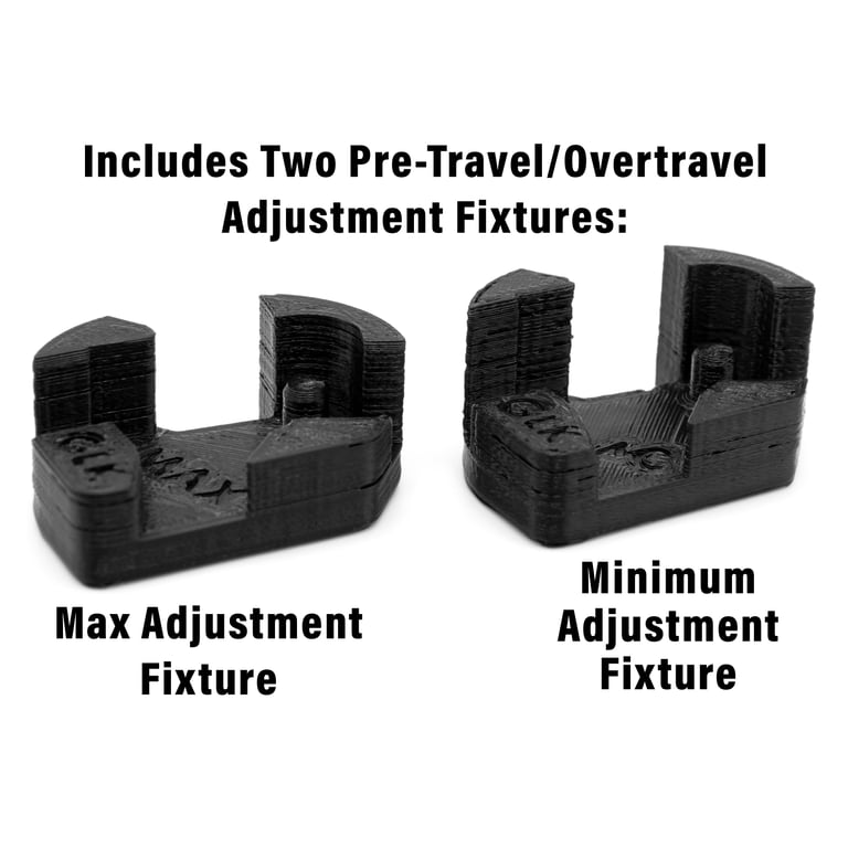 Minimum and maximum adjustment fixtures