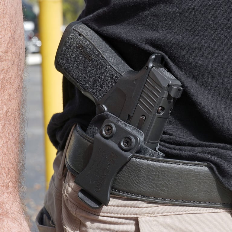 Sig P365 With M*CARBO Holster in Waistband