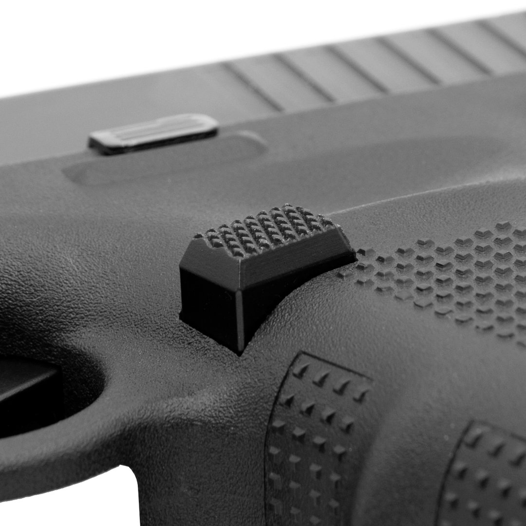 STL file Airsoft Glock Extended Mag Release (Gen 4/Gen 5, TM-Spec