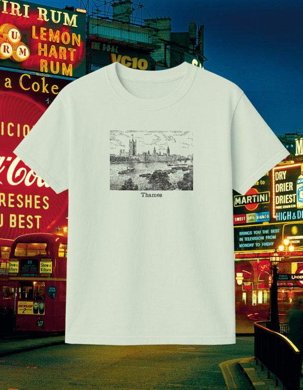 Thames print t-shirt