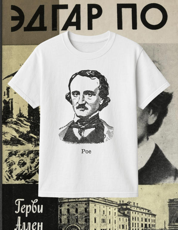 Poe print t-shirt