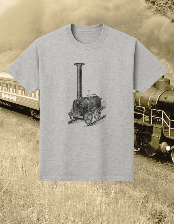 Parovoz print t-shirt