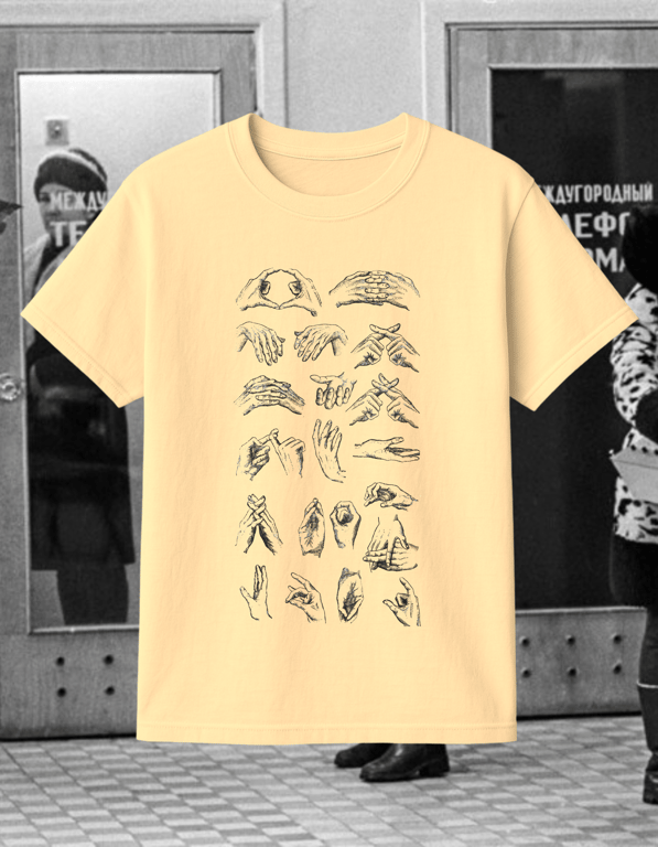 Communication print t-shirt