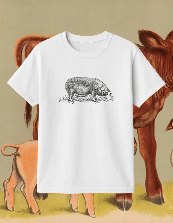 Pig print t-shirt