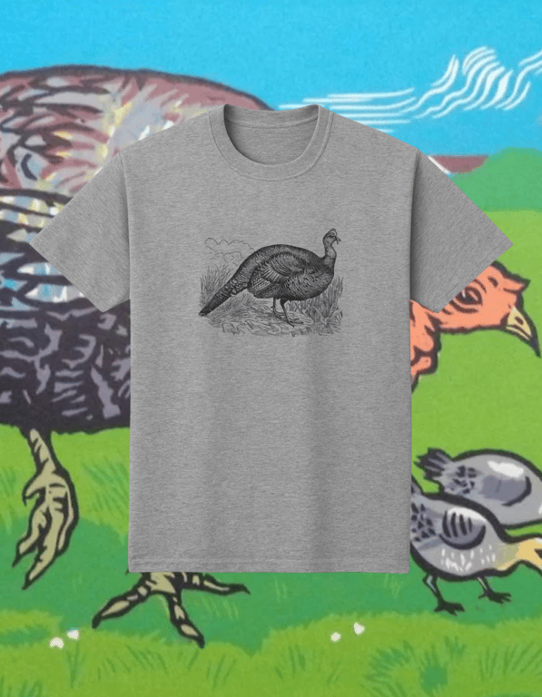 Turkey print t-shirt