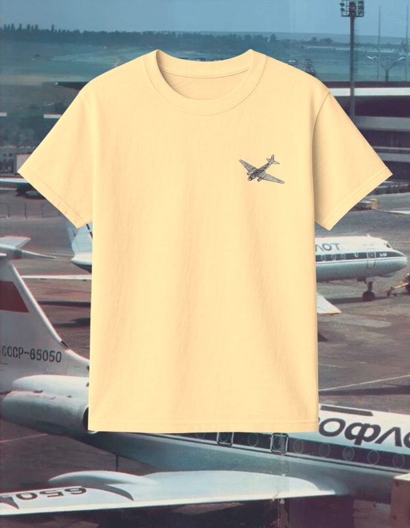 Plane print t-shirt