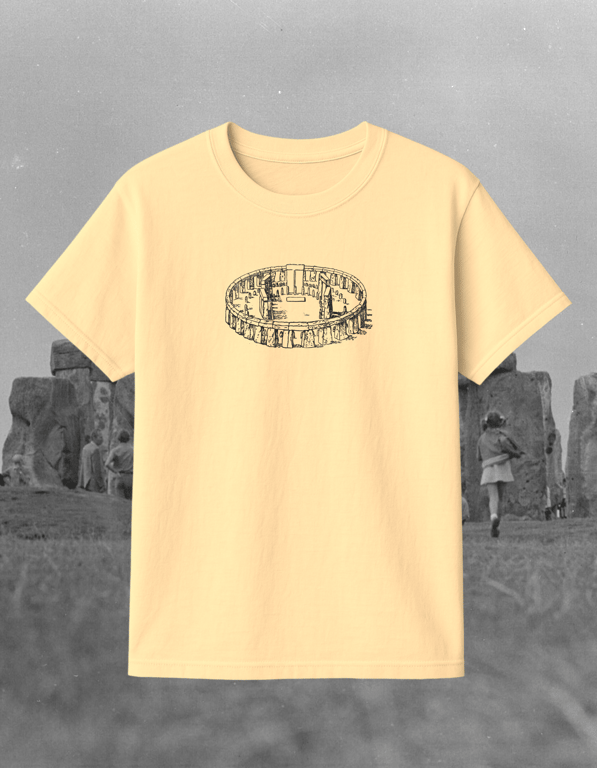 Stonehedge print t-shirt