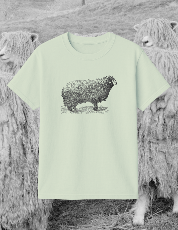 Sheep print t-shirt