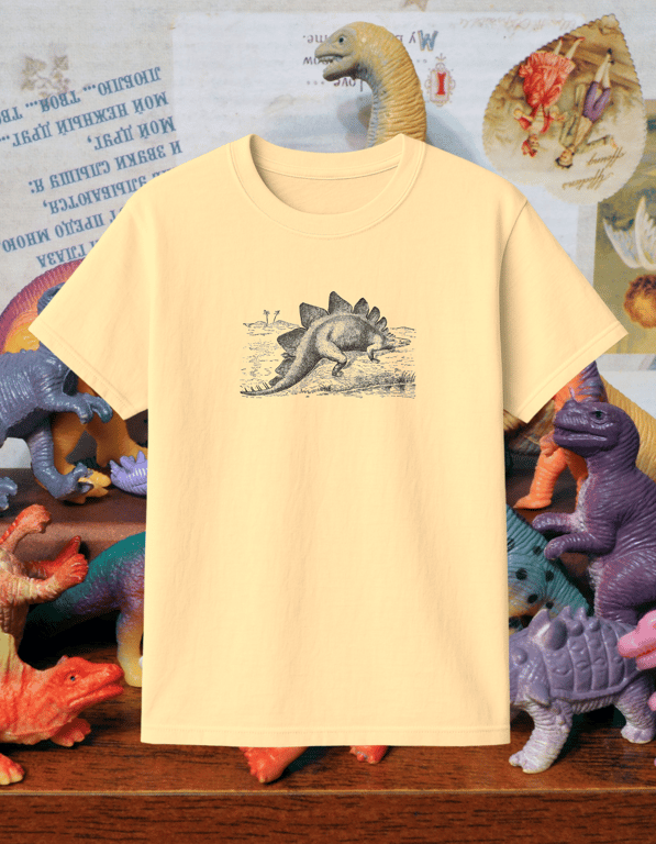 Stegosaurus print t-shirt