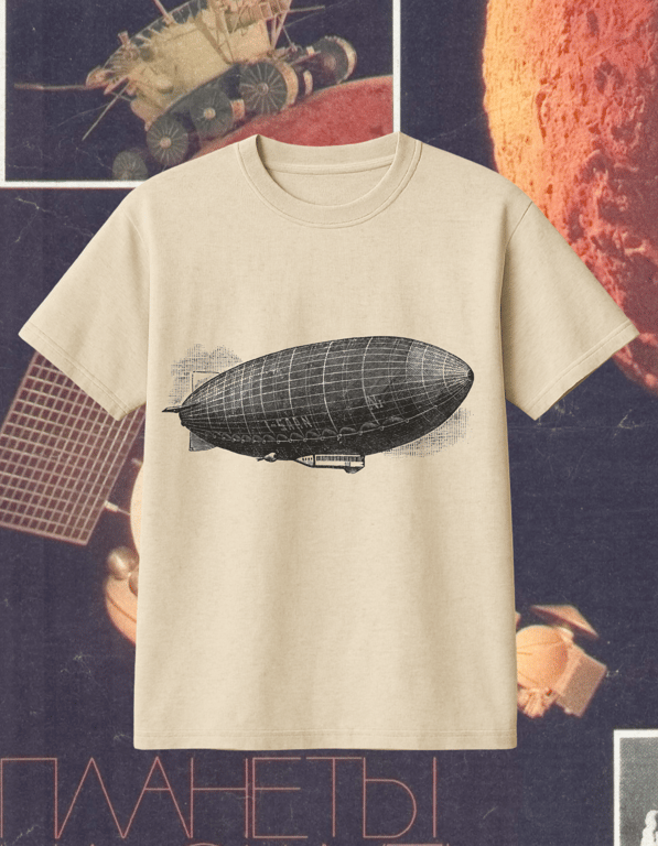 Aerostat print t-shirt