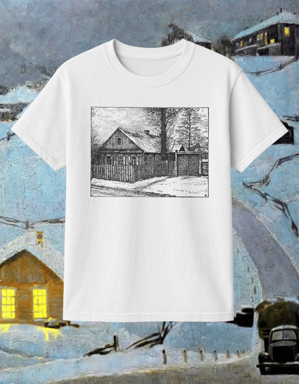 Village print t-shirt