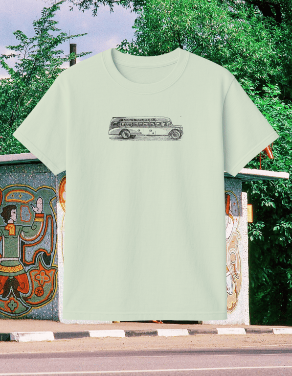 Transport print t-shirt