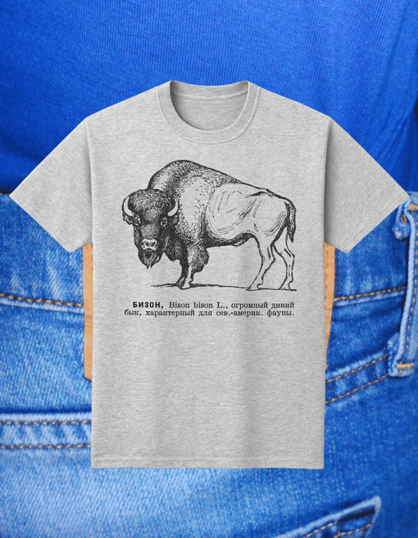Bizon print t-shirt