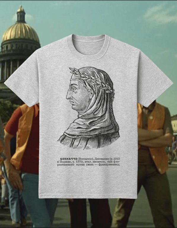 Bocacchio print t-shirt