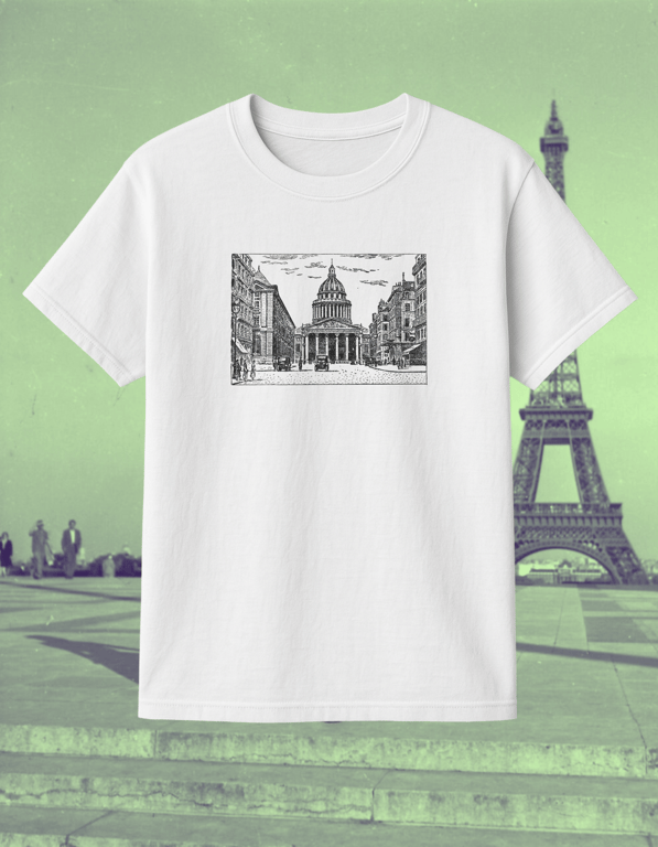 Paris print t-shirt
