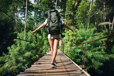 Illustration of outdoor adventures in North Cyprus, featuring scenic hiking trails in the Besparmak Mountains, breathtaking views of lush landscapes and ancient castles, and serene coastal experiences at Golden Beach in the Karpaz Peninsula and Alagadi Turtle Beach. The visual highlights the perfect destination for nature lovers and outdoor enthusiasts.