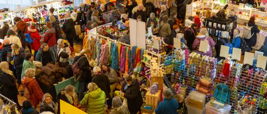 Ein Pärchen auf dem Wolle Festival