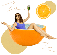 Infographic showcasing the perfect work-life balance in North Cyprus, with a remote worker enjoying outdoor activities like hiking in scenic landscapes, cycling through countryside roads, and swimming in the Mediterranean Sea. The visual highlights strategies for maintaining productivity while embracing a relaxed Mediterranean lifestyle.