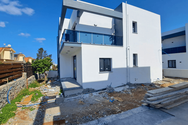 Another view of nearby construction, providing insight into the community's build phase.