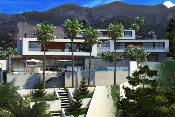 Discover this luxurious modern villa with an infinity pool, panoramic views, and high-end interior design. A perfect blend of contemporary architecture and elegance.