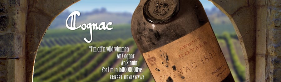 A bottle of Cognac