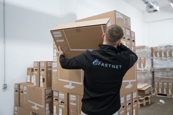 Server relocation and installation – technicians relocate and install servers for optimized network infrastructure