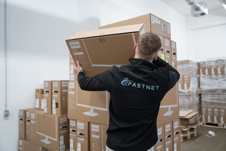 Server relocation and installation – technicians relocate and install servers for optimized network infrastructure