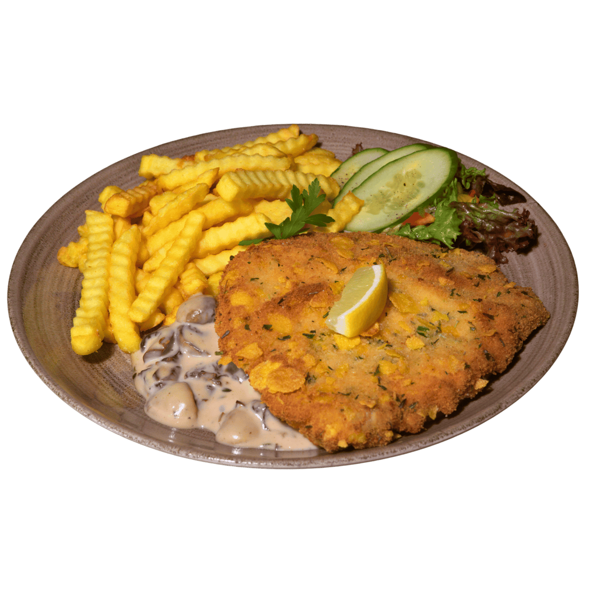 Knusper-Kräuter-Schnitzel